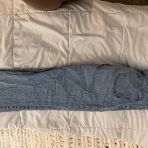 Zara light blue denim jean